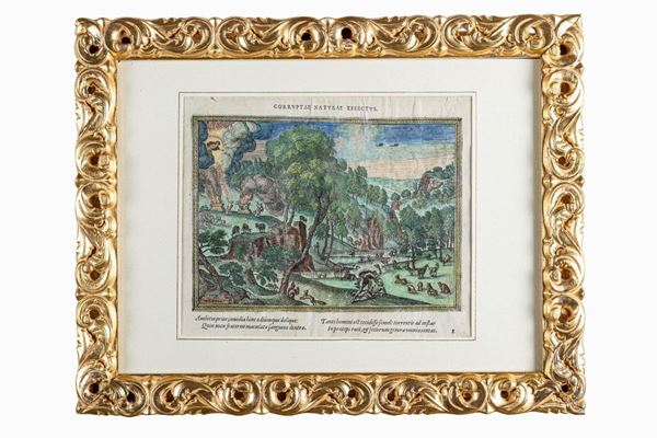 Pieter II Van der Borcht - Biblical scene