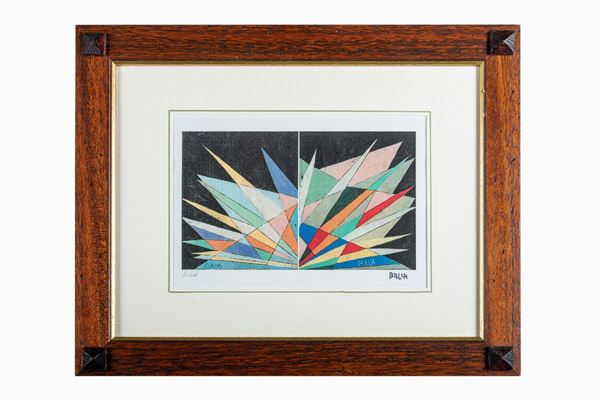 Giacomo Balla - Radial iridescent interpenetration, 1913-14