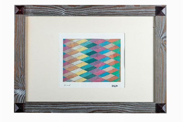 Giacomo Balla - Radial iridescent interpenetration - Prismatic vibrations, 1913-14