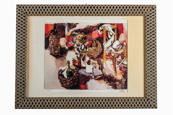 Renato raimon - Interno con damigiana, 1930