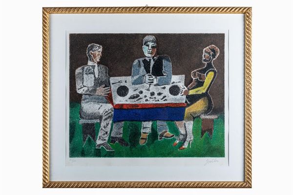 Franco Gentilini - People at the table