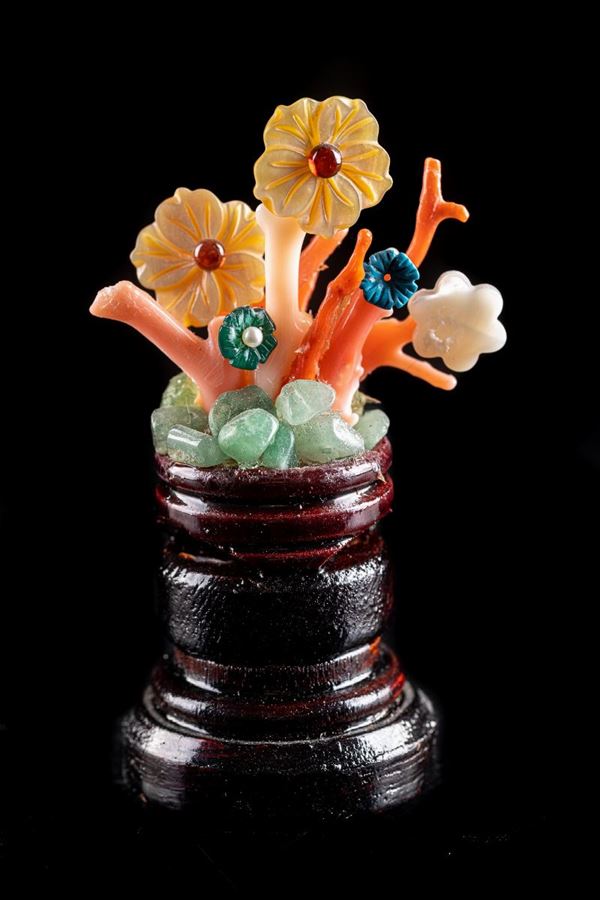Coral branch sculpture