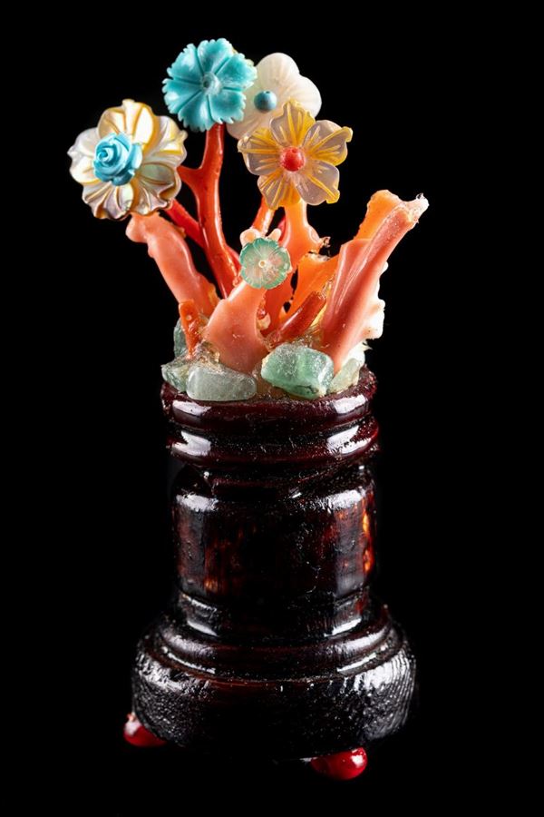 Coral branch sculpture
