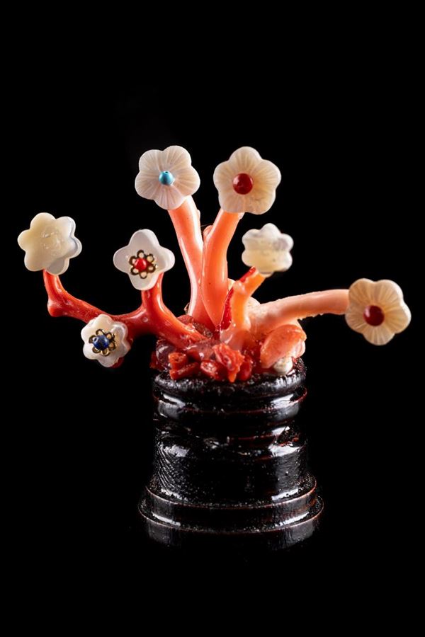 Coral branch sculpture