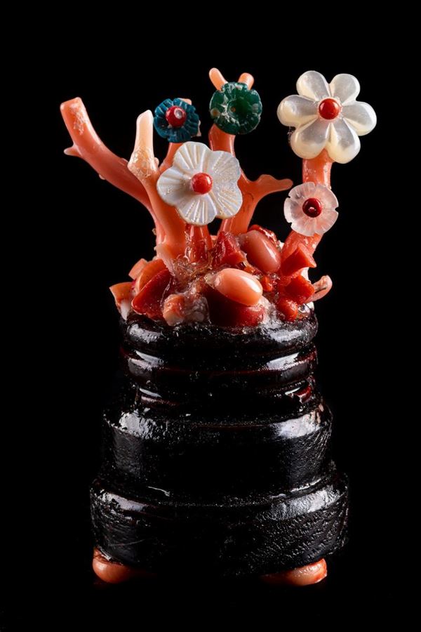 Coral branch sculpture