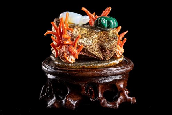 Scultura con tartarughine