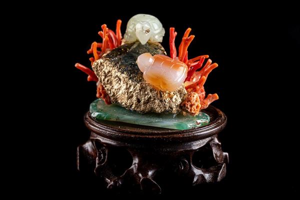 Scultura con tartarughine