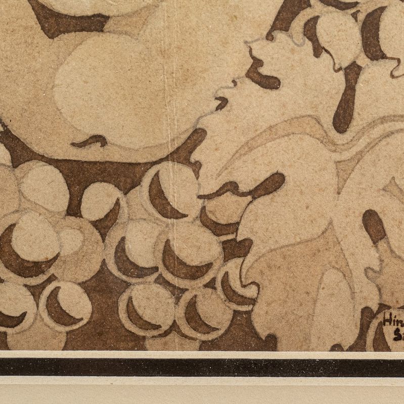 Artista degli Inizi del XX Secolo - Testa Decorativa Bacchica