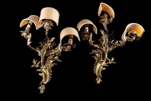 Pair of wall sconces