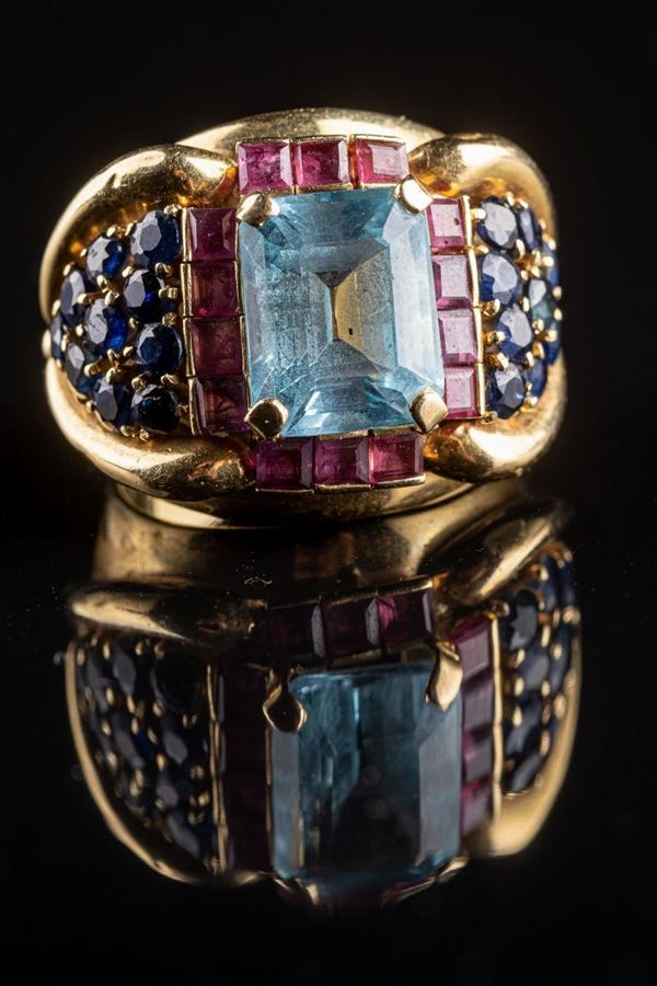 Anello in oro giallo 18 kt