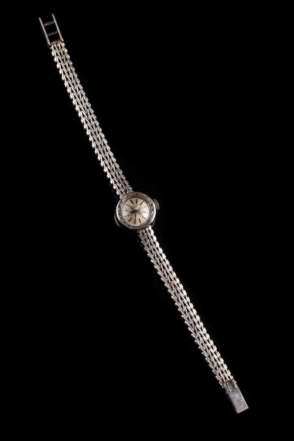Orologio da donna in oro bianco 18 kt