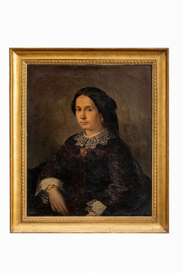 Italian master of the mid 19th century - Female portrait
