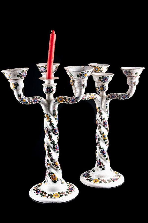 Pair of candelabra