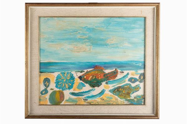 Pittore della seconda met&#224; del XX secolo - Frutta di mare