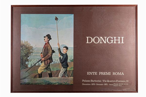 Poster &quot;Donghi Exhibition Dec. &#39;70 - Jan &#39;71&quot;