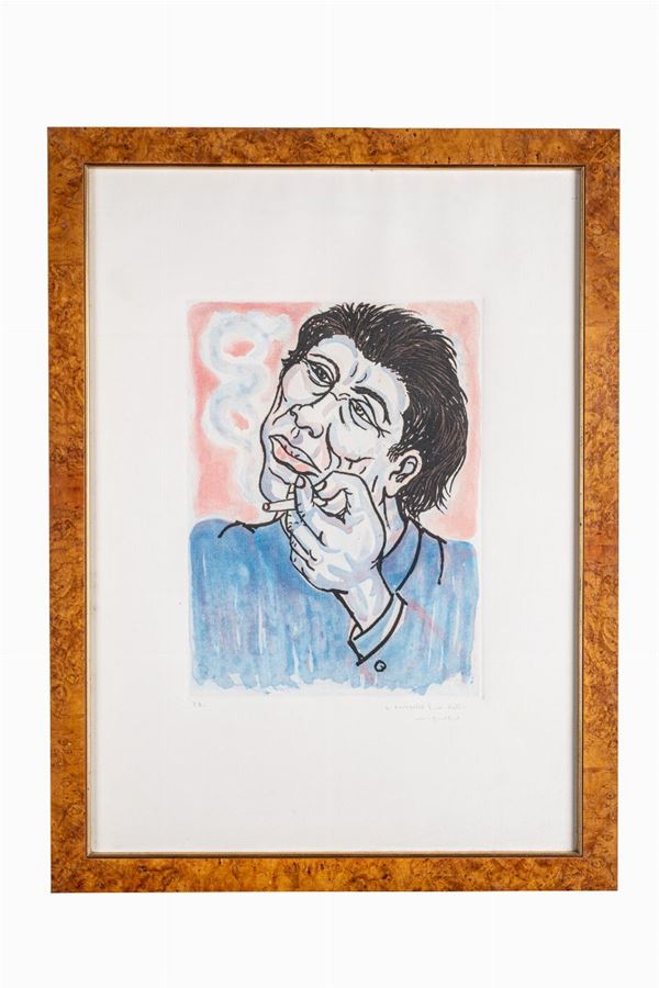 Giuseppe  Migneco - Male face