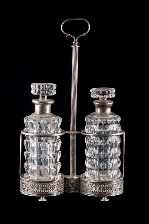 Liquor holder in 800 silver