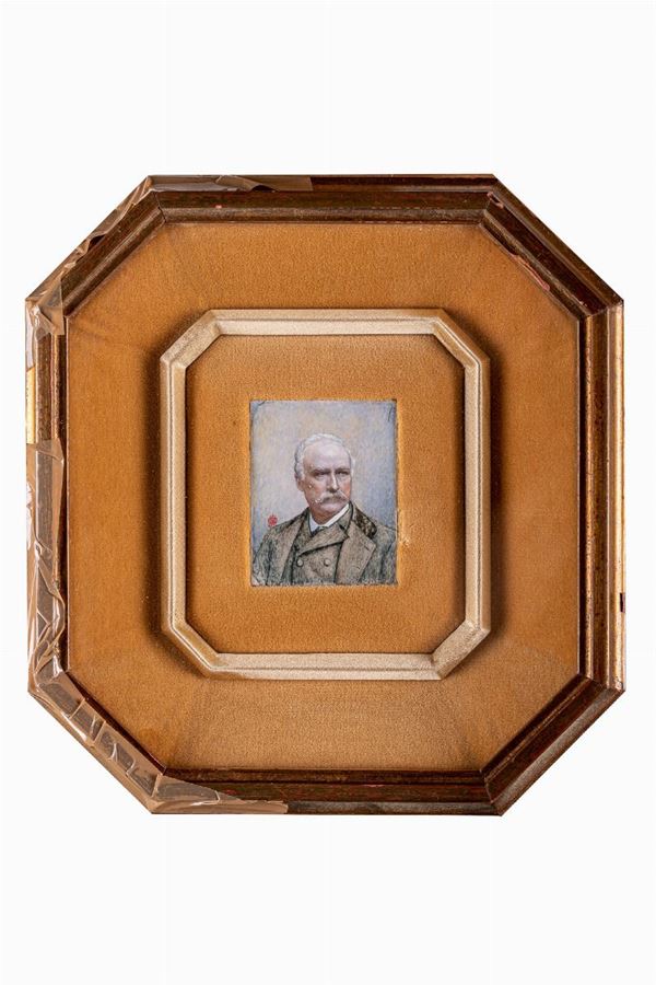 Male bust miniature