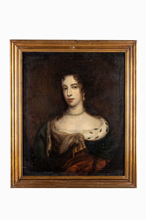 Ritratto di gentildonna con collana di perle