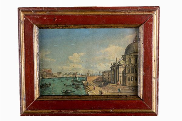 Alla maniera del Canaletto - L&#39;ingresso nel Canal Grande dalla Basilica della Salute