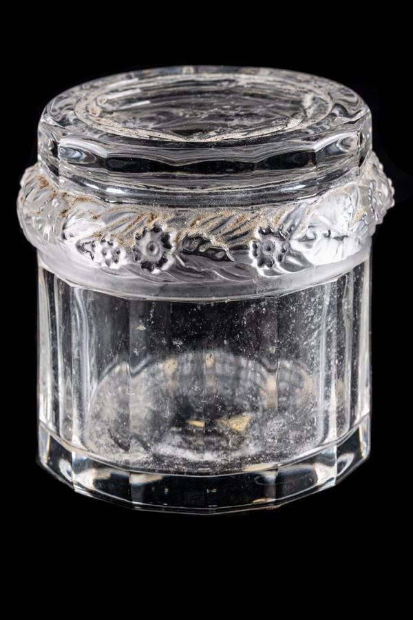 Scatola cilindrica da bagno con coperchio