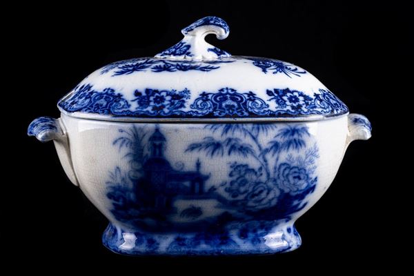 Porcelain soup tureen