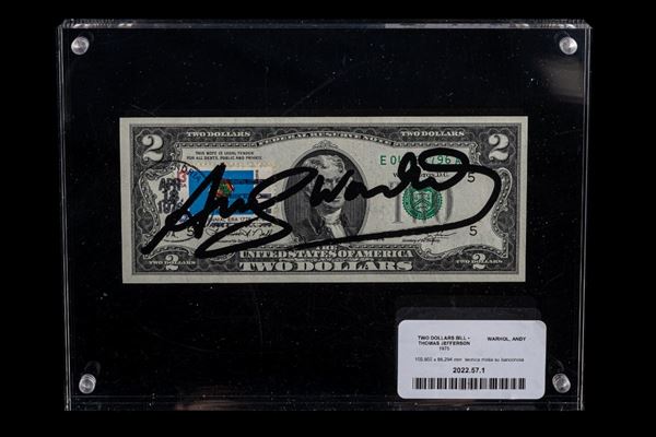 Andy Warhol - Two Dollars Bill - Thomas Jefferson