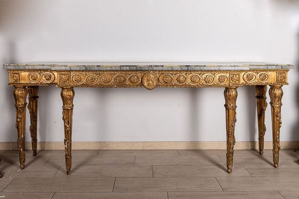 Wall console table