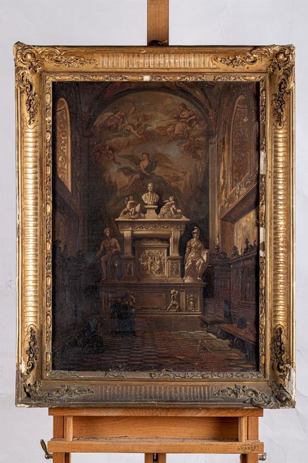 Tomb of Jacopo Sannazaro in Santa Maria del Parto, Naples