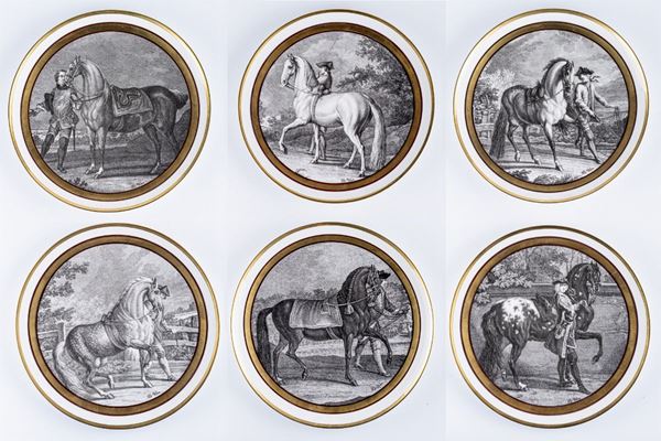 Lot of 6 porcelain plates