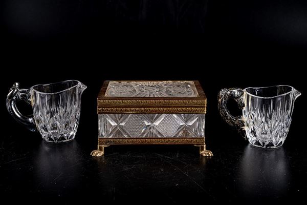 Lot of 3 crystal objects