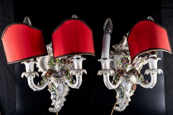Pair of wall sconces