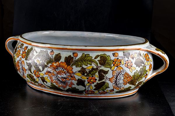 Vaso centrotavola in ceramica