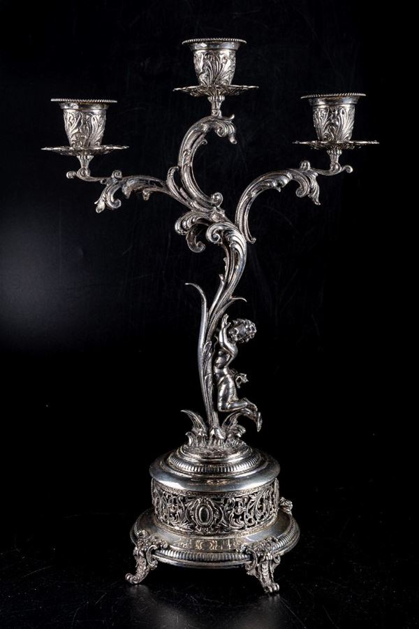 Candeliere in argento