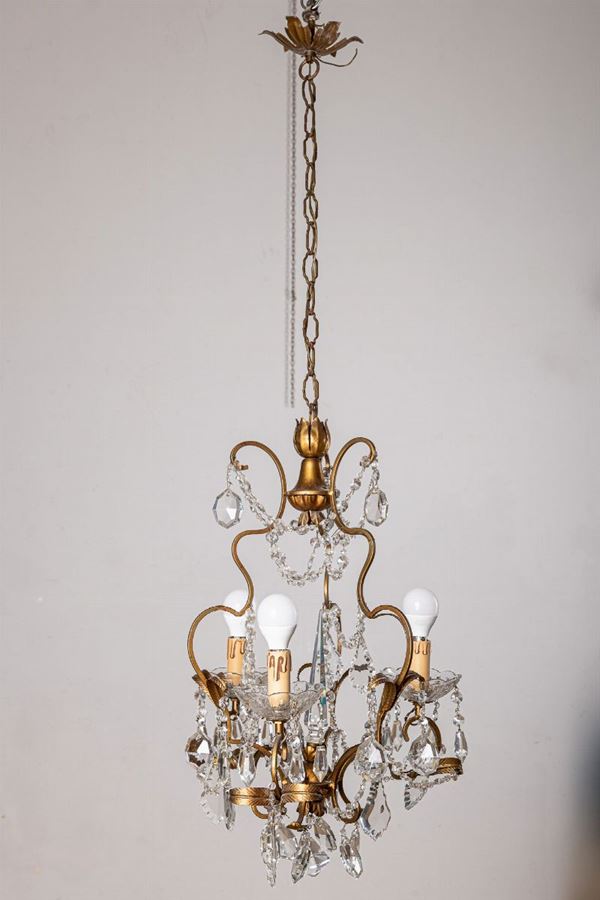 3 lights chandelier