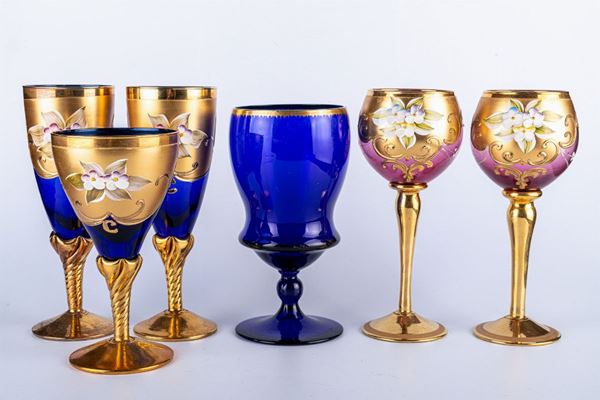 Lot of 6 glasses