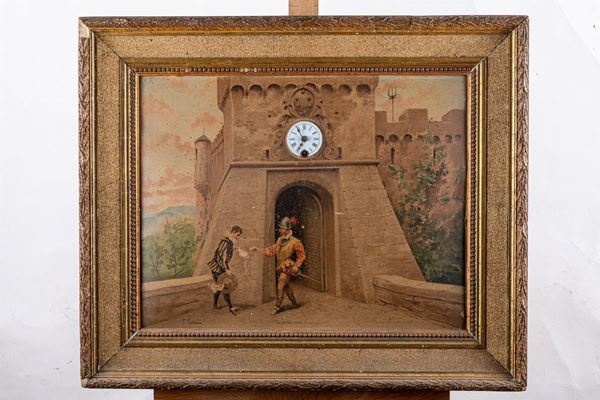 Picture with clock