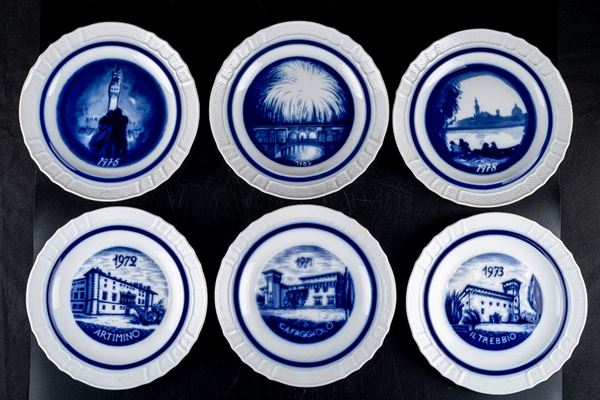 Lot of 6 Ginori plates