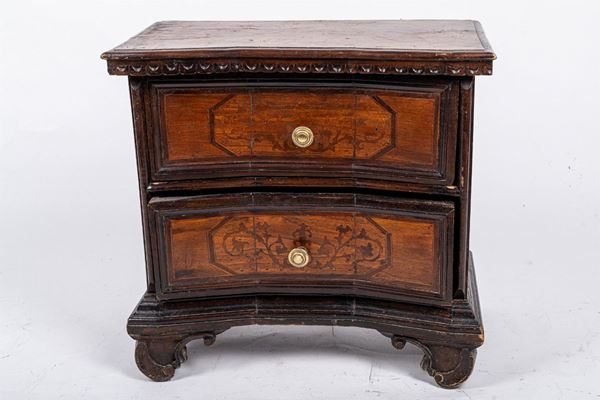 Bedside table with 2 drawers