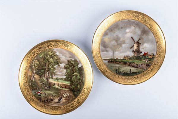 Pair of decorative plates