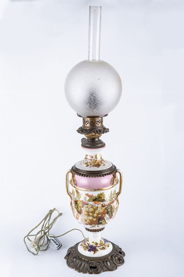 Electrified oil lamp