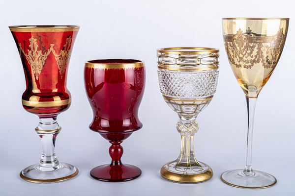 Lot of 4 glasses