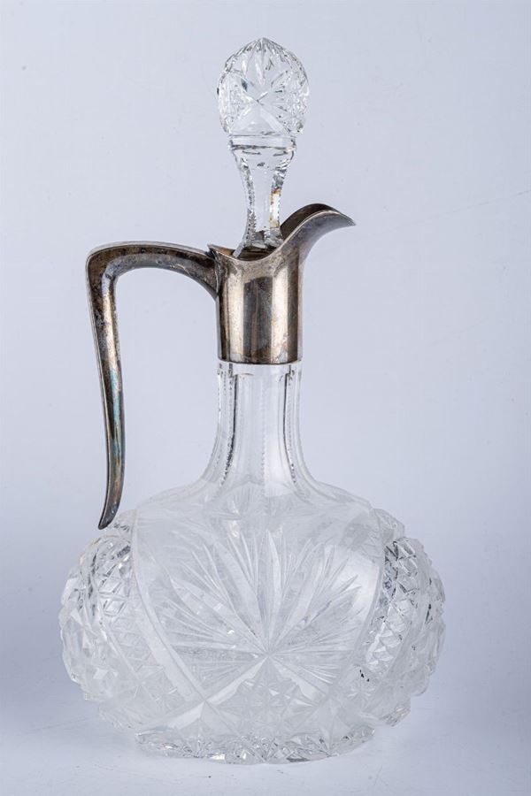 Counter-cut crystal jug