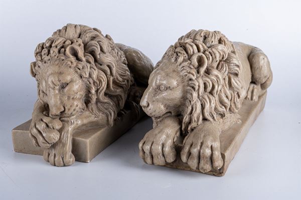 Pair of lions