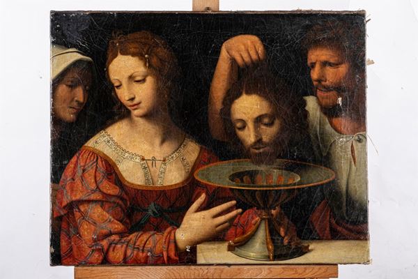 Salome receives the head of St. John the Baptist, from Bernardino Luini