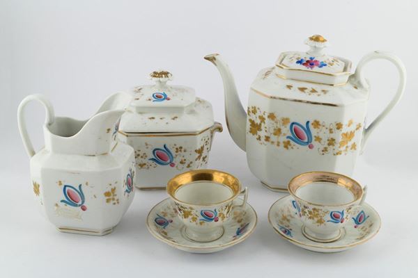 Servizio da té in porcellana 23 pezzi