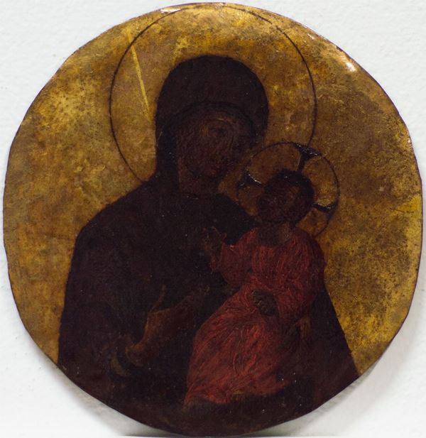 Scuola romana del XVII secolo - Madonna di San Luca