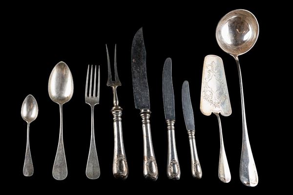 800 silver cutlery set
