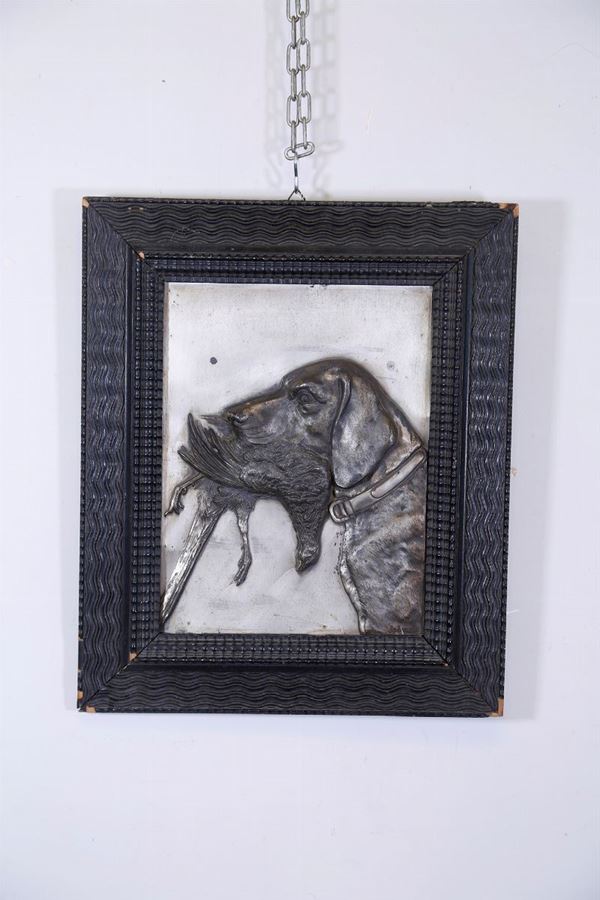 Pointer dog with game