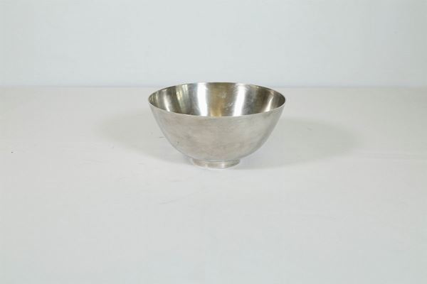 Vasca centrotavola in argento 800/1000